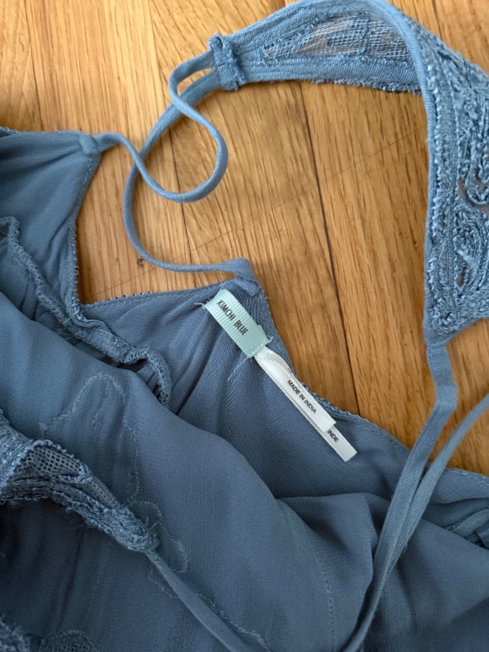 Kimchi Blue Size 10 Blue Maxi Dress - Picture 16 of 16
